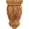Ekena Millwork 5"W x 5"D x 10"H Medium Acanthus Wood Corbel, Red Oak CORW05X05X10ACRO - alternate 4